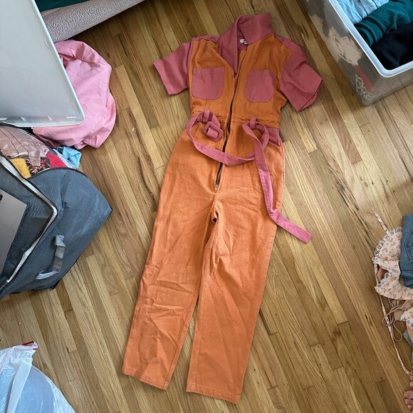 Nissa New York Color Block Jumpsuit - Picture 2 of 4